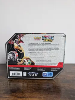 Paldean Fates Tin Iron Treads EX - New Factory Sealed- 5 Booster Packs - Pokemon - Image 3