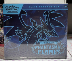 Pokemon Mega Evolution Phantasmal Flames Elite Trainer Box ETB Sealed Front Cut - Image 1