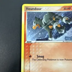 Pokemon EX Unseen Forces Reverse Holo Stamped Houndour 60/115 Lightly Played - Image 3