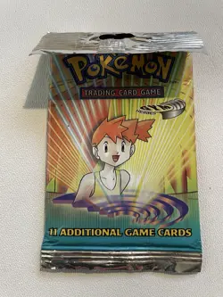 Pokemon Gym Heroes Booster Pack w Misty Factory Sealed - Image 2