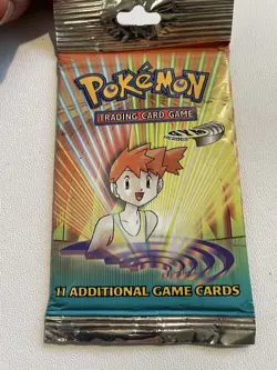 Pokemon Gym Heroes Booster Pack w Misty Factory Sealed - Image 4