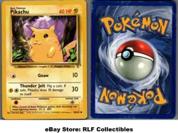 1999 Pokemon, Base Set, #58/102 Pikachu E3, Stamped Common - Image 1