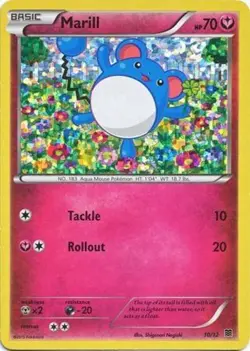 Marill - 10/12 - McDonald's Promo 2015 NM, English Pokemon Promos - Image 1