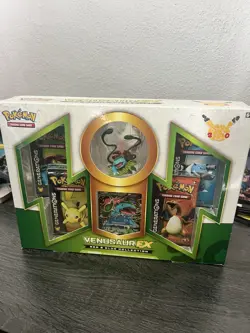 New Sealed Pokemon 20th Anniversary Venusaur Red and Blue - Image 1
