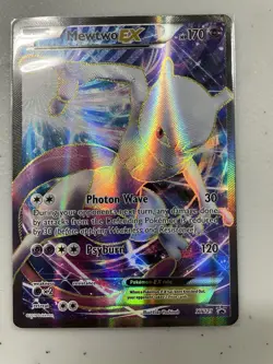 FULL ART Mewtwo EX Ultra Rare XY125 Super Premium Pokemon Black Star Promo - LP - Image 3