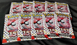 10x Sealed Pokemon Scarlet & Violet 151 Booster Packs TCG Lot Of 10 - Image 1