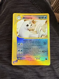 Dewgong 7/144 - Skyridge E-Reader Reverse Holo Rare Pokemon - LP Very Clean!! - Image 1