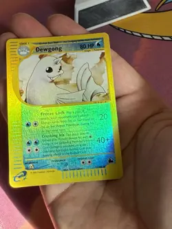 Dewgong 7/144 - Skyridge E-Reader Reverse Holo Rare Pokemon - LP Very Clean!! - Image 4