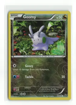 GOOMY 72/106 REVERSE HOLO FLASHFIRE POKEMON TCG LP - Image 1