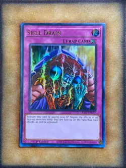 Yugioh Skill Drain RA02-EN077 Ultra Rare 1st Ed NM - Image 1