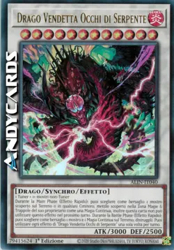 DRAGO VENDETTA OCCHI DI SERPENTE • Ultra R • ALIN IT040 • 1Ed • Yugioh ANDYCARDS - Image 1
