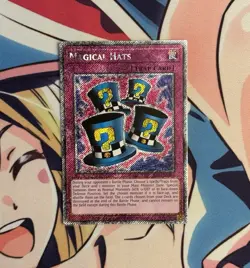 Yu-Gi-Oh! TCG 1x Magical Hats (Platinum Secret Rare) RA03-EN107 NM - Image 1