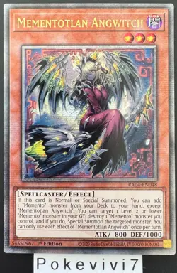 Carte YU-GI-OH! MEMENTOTLAN ANGWITCH RA04-EN048 QCSR NEUF - Image 1