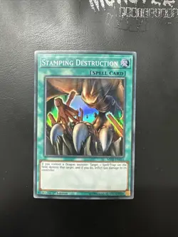 YUGIOH STAMPING DESTRUCTION SUPER RARE MYFI-EN051 1ST EDITION - Image 1