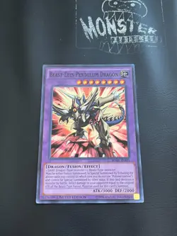YUGIOH BEAST-EYES PENDULUM DRAGON SUPER RARE BOSH-ENSE1 LIMITED EDITION - Image 1