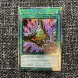 YuGiOh Triple Tactics Talent RA01-EN063 Quarter Century Secret Rare 1st Ed LP - Image 1