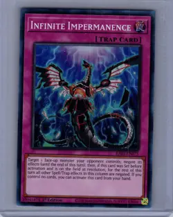 Yugioh 25th Rarity Collection #RA01-EN075 Infinite Impermanence (HAS A DENT) LP - Image 1