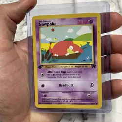 Pokemon Slowpoke 67/82 1st Edition Team Rocket Pokemon Card NM Vintage Vtg - Image 2