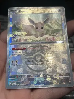 Pokemon TCG Prismatic Evolutions Eevee Master Ball Reverse Holo Card 074/131 - Image 3