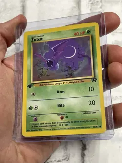 Pokemon Zubat 70/82 - 1st Edition Team Rocket Vintage Pokemon Card - LP Vintage - Image 2