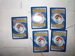 Lot of 5 2019/17 Pokemon Reverse Holo/Holo Cards - Image 2