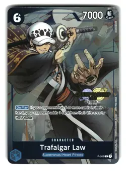 Trafalgar Law P-009 Championship 2023 Stamp One Piece Card - Image 1