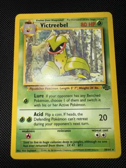 Victreebel 30/64 Jungle Rare Non-Holo Vintage Pokemon Card LP - Image 1