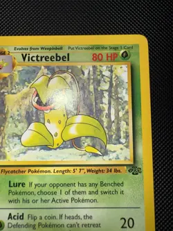 Victreebel 30/64 Jungle Rare Non-Holo Vintage Pokemon Card LP - Image 3