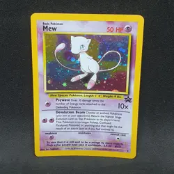 Mew 9 Holo rare Black Star Promo WOTC Vintage Pokemon Card 1999 TCG WP 9 - Image 5