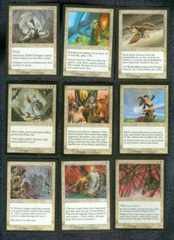 1999 EXODUS Complete Set Magic the Gathering 143 + 22 cards Unplayed NM-M - Image 5