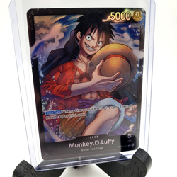 Monkey.D.Luffy - ST08-001 - Leader - Foil - NM- English - One Piece Card Game - Image 3