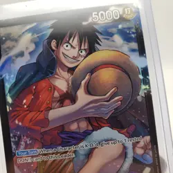 Monkey.D.Luffy - ST08-001 - Leader - Foil - NM- English - One Piece Card Game - Image 4