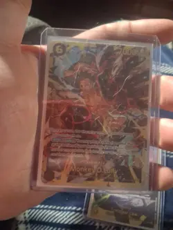 One Piece CCG Monkey.D.Luffy OP10-118 Royal Blood English Holo Foil Card - Image 1