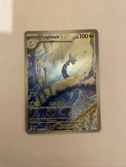 Pokemon TCG Dragonair Full Art Holo Card Scarlet & Violet 151 Series 181/165 - Image 1