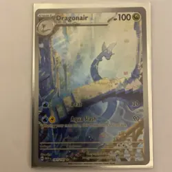Pokemon TCG Dragonair Full Art Holo Card Scarlet & Violet 151 Series 181/165 - Image 3