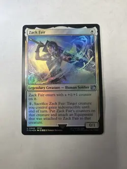 Zack Fair NM Final Fantasy Foil Magic The Gathering Mtg Near Mint Creature - Image 1