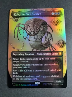 Koh, the Face Stealer (Borderless Foil) Mythic MTG Avatar - Image 1