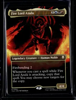 Fire Lord Azula (0334) (Borderless) - 334 - TLA - NM - MTG Magic the Gathering - Image 1