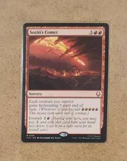 MtG TCG: Avatar TLA, Sozins Comet #0154 Mythic - Image 1