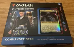 FREE SHIPPING MTG Doctor Who Commander Deck Masters of Evil - Image 2