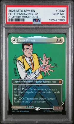 Peter Parker (0232) (Borderless) Marvel's Spider-Man Foil - Image 1
