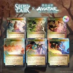 PRESALE MTG Secret Lair FOIL Avatar: The Last Airbender One with the Elements - Image 1
