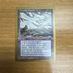 MTG - Thawing Glaciers - 1997 Janosch Kuhn - World Championship Deck - Image 1