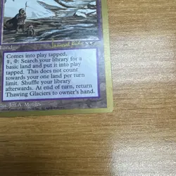 MTG - Thawing Glaciers - 1997 Janosch Kuhn - World Championship Deck - Image 4