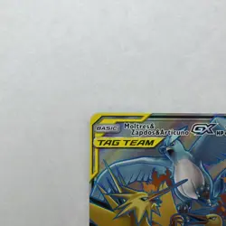 2019 POKEMON SM HIDDEN FATES #69 FULL ART/MOLTRES & ZAPDOS & ARTICUNO GX PSA CGC - Image 2
