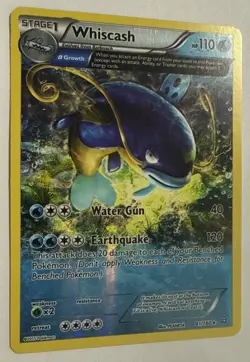 Whiscash (Alpha) 41/160 Reverse Holo Rare XY Primal Clash Pokemon TCG NM - Image 2