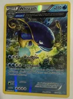 Whiscash (Alpha) 41/160 Reverse Holo Rare XY Primal Clash Pokemon TCG NM - Image 3