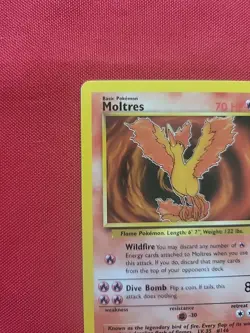 Pokemon: Moltres #27/62 Fossil Set Non Holo Vintage 1999 WOTC - LP - I32 - Image 4