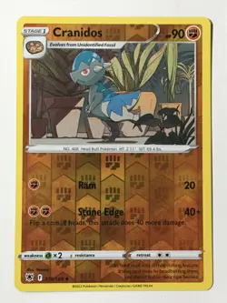 Cranidos 076/189 Reverse Holo Uncommon Astral Radiance Pokemon Pack Fresh - Image 3