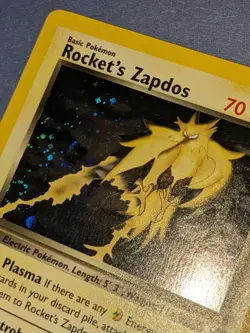 Pokemon TCG Rocket's Zapdos 1st Edition Holo Rare Gym Challenge 15/132 - Image 5